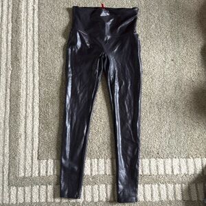 Spanx faux leather leggings